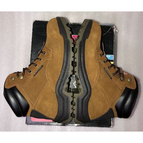 Brahma Women's Diane II Steel Toe Slip Resistant Waterproof Work Boots Size 8 - Picture 13 of 16